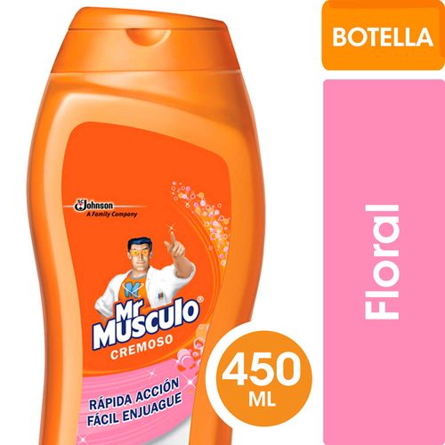 Limpiador De Baño Mr Músculo En Crema Floral 450ml