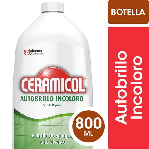 Autobrillo Ceramicol Incoloro Botella 800 Ml