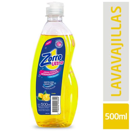 Lavavajillas Ultra Limon Con Glicerina 500 Ml