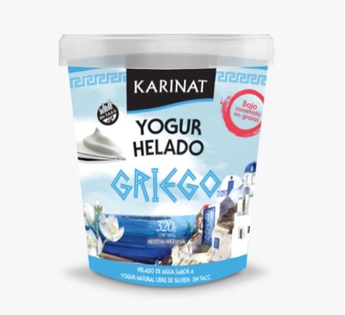 Yogur Helado Karinat Griego X 320grs