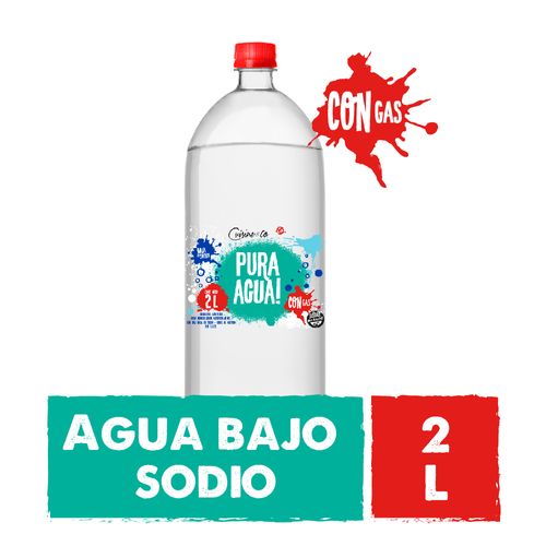 Agua Mineral Baja En Sodio C/gas C&co 2l