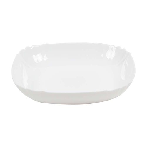 Plato Sopa Cuadrado 21,5 Cm Opal Blanco Krea