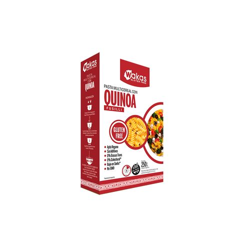 Wakas Fusilli Multicereal Con Quinoa X 300g