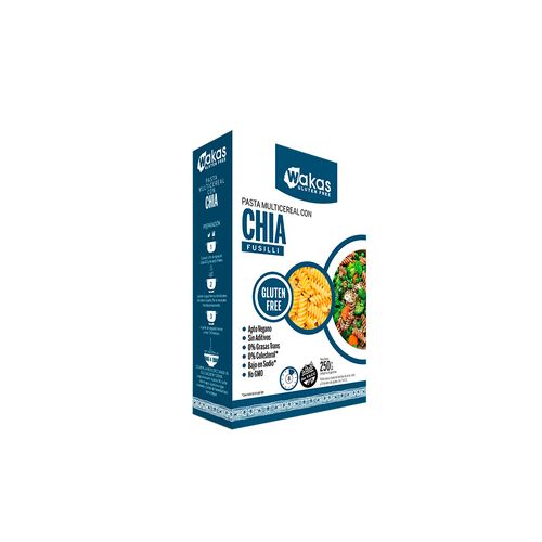 Pasta Multicereal Con Chia Wakas 250 Gr