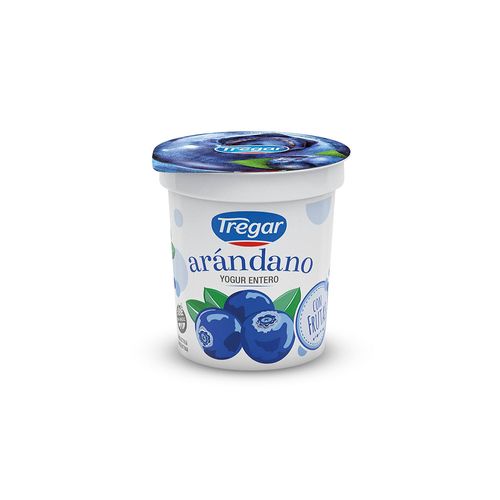 Yogur Entero Con Frutas Arandano Tregar 160g