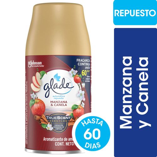 Aromatizador Automatico Glade Manzana Y Canela Rep 175c