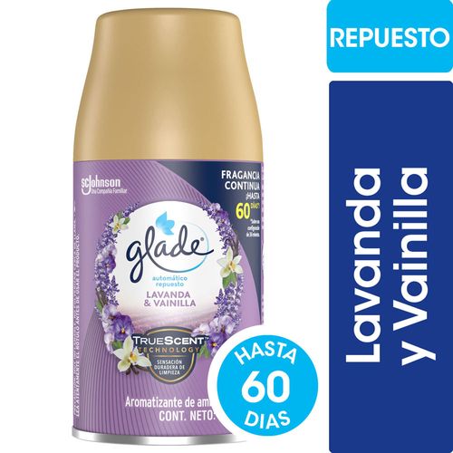 Aromatizador Automatico Glade Lavanda Vainilla Rep 175c