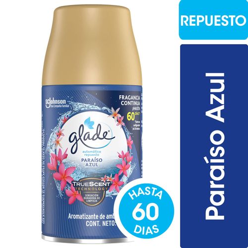 Aromatizador Automatico Glade Paraíso Azul Rep 175cc