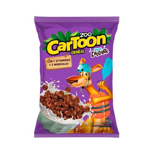 Cereal Zoo Cartoon Chocolate X350gr