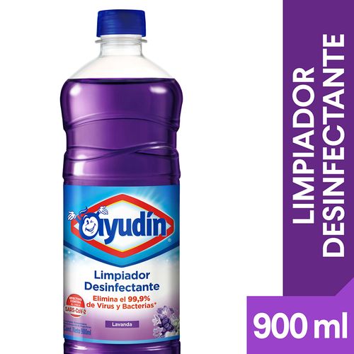 Limpiador Desinfectante Ayudin Lavanda Botella 900 Ml