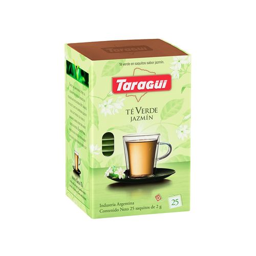 Te Aromatico Verde Jazm¡n Taragui 25 Saquitos