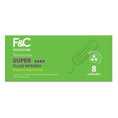 Tampones Super Family Care X8u