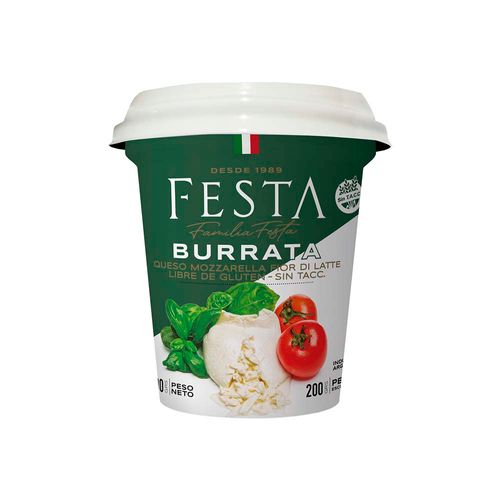 Burrata Festa Pote X 200 Gr