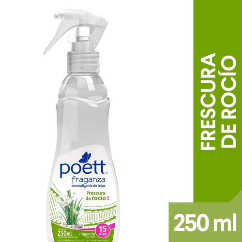 Perfumante Para Ropa Poett Fresco Rocío 250 Ml