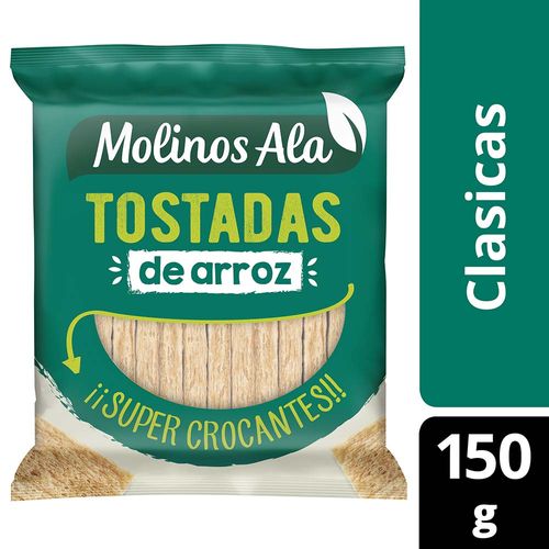 Tostadas De Arroz Clásicas Molinos Ala 150 Gr