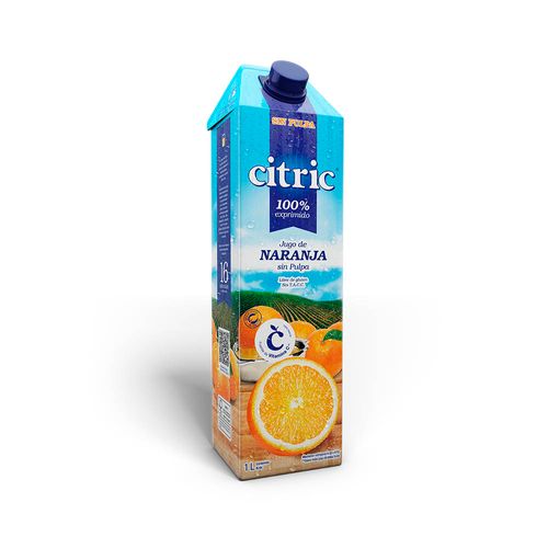 Jugo Citric Naranja Sin Pulpa 1 L