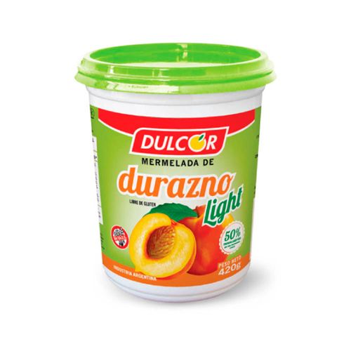 Mermelada Dulcor Light Durazno 420 Gr