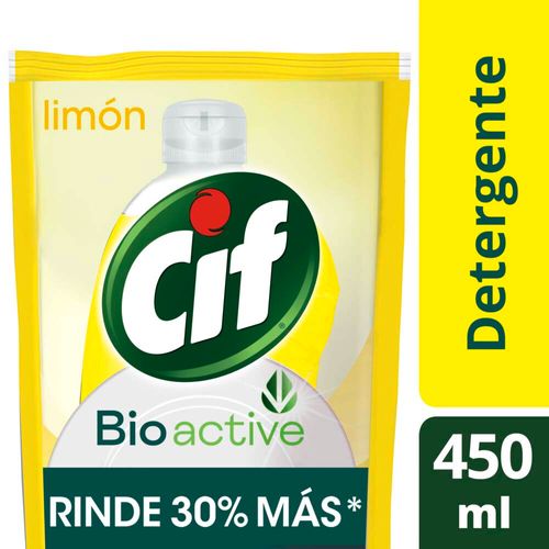 Detergente Cif Limón 450 Ml Recarga