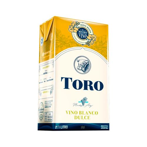 Vino Toro Blanco Dulce 1lt Brk