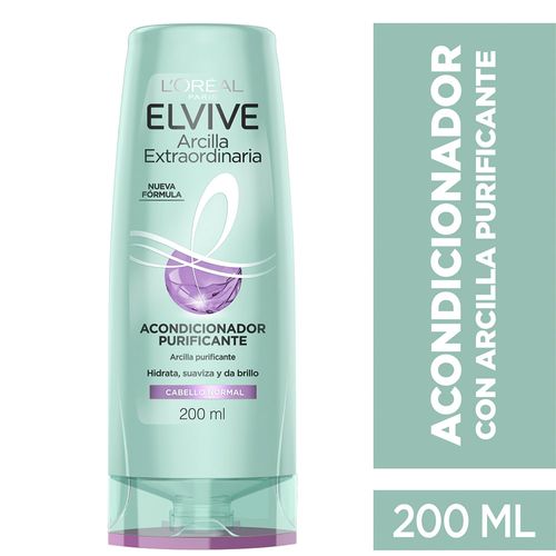 Acodicionador Elvive Arcilla Purificante 200ml