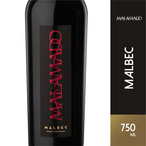 Vino Tinto Malamado Malbec 750 Cc