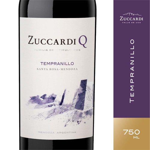 Vino Tinto Fino Familia Zuccardi Q Tempranillo 750 Cc