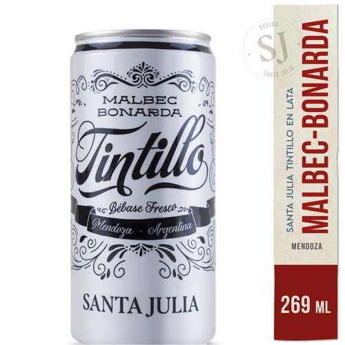 Vino Santa Julia Tintillo Lata-269cc