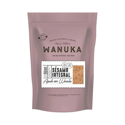 Semilla De Sesamo Integral Wanuka 150 Gr