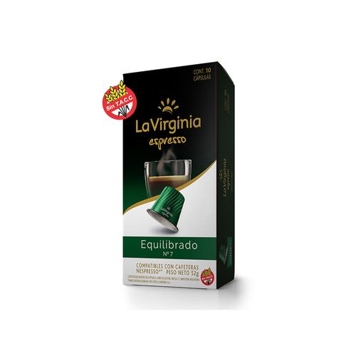 Café En Capsulas Equilibrio La Virginia 52 Gr