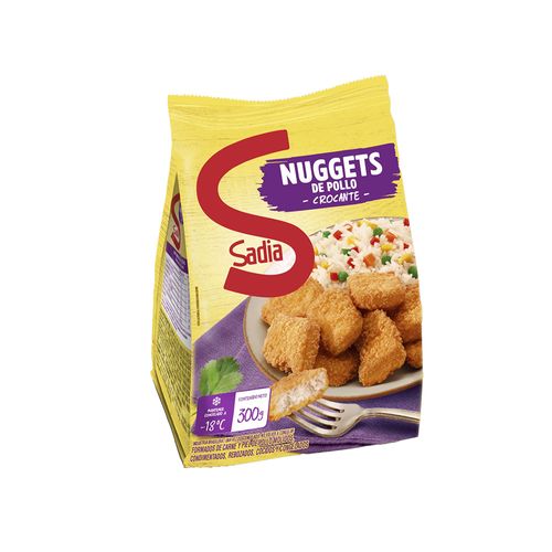 Nuggets Sadia De Pollo Crocante X300g