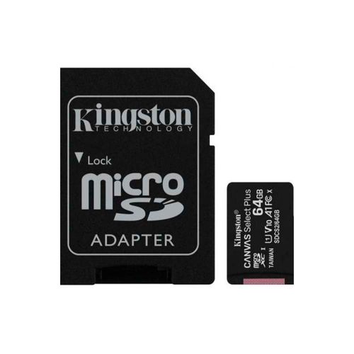 Memoria Microsd Kingston 64gb Con Adaptador