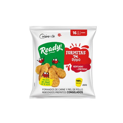 Formitas De Pollo Congelados 400 Gr Cuisine&co