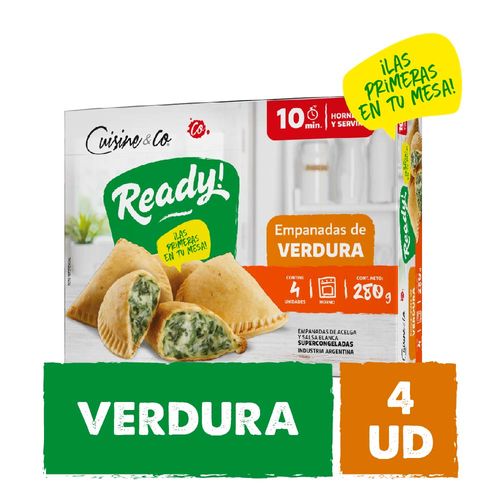 Empanadas Cuisine Y Co Verdura Y Salsa Blanca 4 U