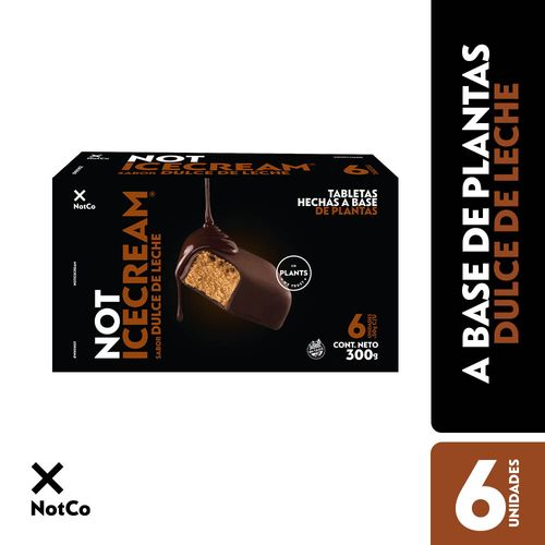 Tabletas Heladas Not Icecream® Dulce De Leche 300 Gr