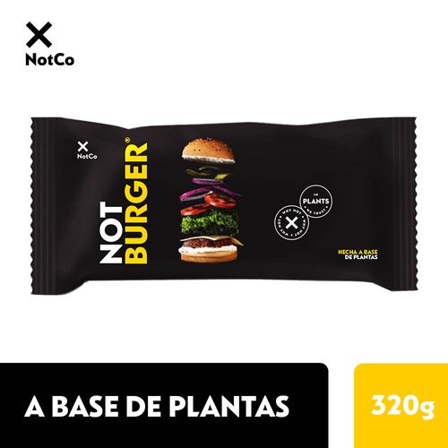 Medallón The Not Co Premium Not Burger 320 Gr X 4 U