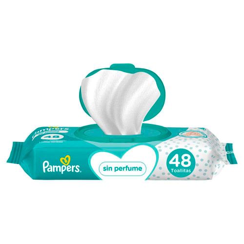 Toallitas Humedas Pampers Sin Perfume 48 U