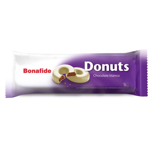 Galletitas Chocolate Blanco Donuts 78 Gr