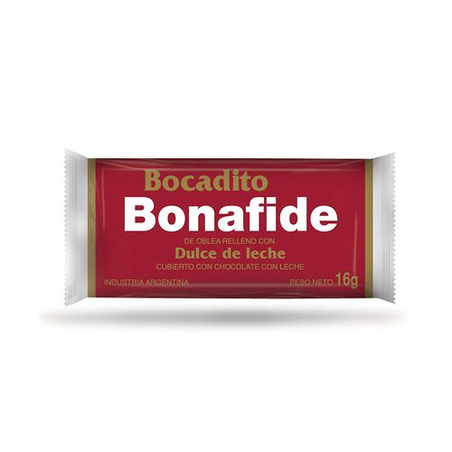 Bocadito Dulce De Leche Bonafide 16 Gr