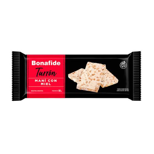 Turron Bonafide Cremona De Mani 80 Gr