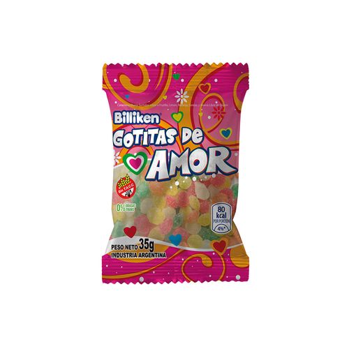 Caramelos Gotita De Amor Billiken 35 Gr