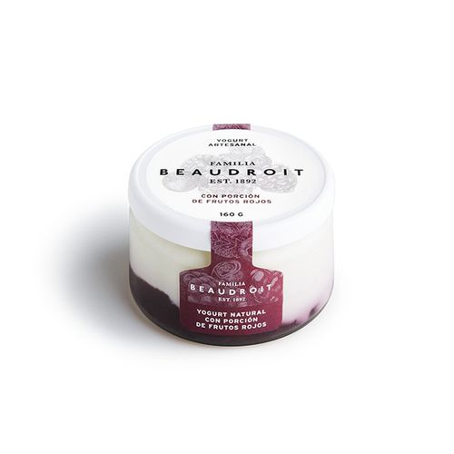 Yogur Entero Con Pulpa De Frutos Del Bosque 160 Gr Familia Beaudroit