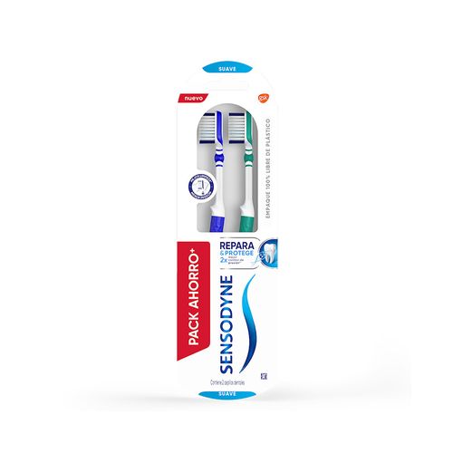 Cepillo De Dientes Sensodyne Repara & Protege X 2 Suave