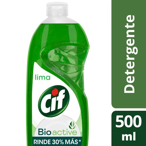 Detergente Cif Bioactive Limón Verde 500 Ml