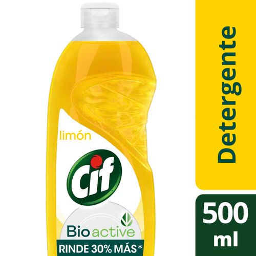 Detergente Cif Bioactive Limón 500 Ml