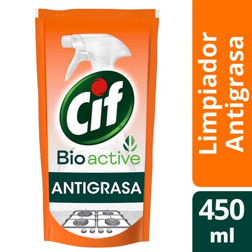 Limpiador Liquido Cif Antigrasa Biodegradable 450 Ml