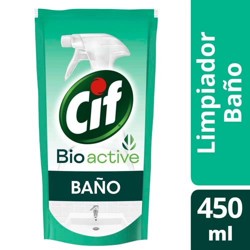 Limpiador L¡quido Cif Baño Biodegradable 450 Ml