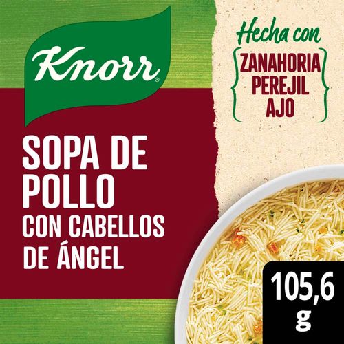 Sopa de Pollo con Cabellos de Ángel 105.6 Gr Knorr