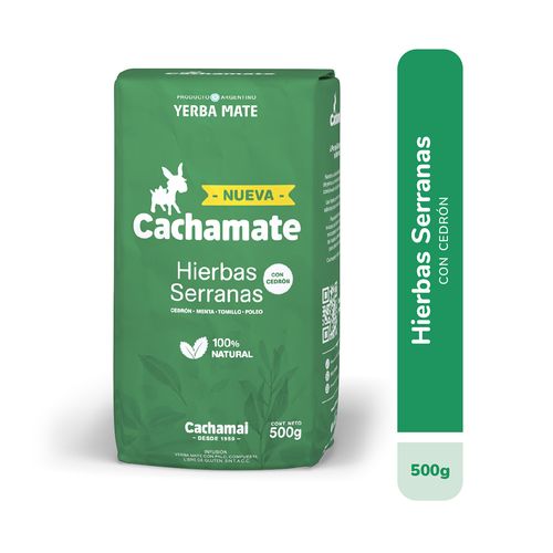 Yerba Hierbas Serranas Cachamate 500 Gr