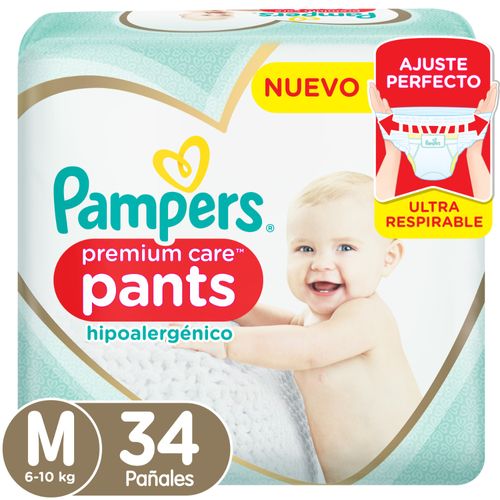 Pañales Pampers Pants Premium Care Mediano X34