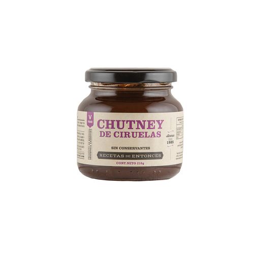 Chutney De Ciruelas Recetas De Entonces 210 Gr